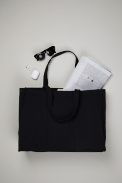 Logotrade promotional product picture of: VINGA Hilo AWARE™ recycled canvas maxi tote bag