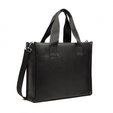 Logo trade promotional giveaways image of: VINGA Bermond RCS recycled PU tote bag