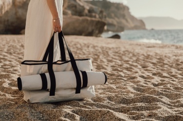 Logotrade promotional giveaway image of: VINGA Volonne AWARE™ recycled canvas beach bag