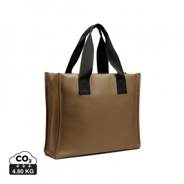 Logotrade promotional merchandise picture of: VINGA Bermond RCS recycled PU tote bag