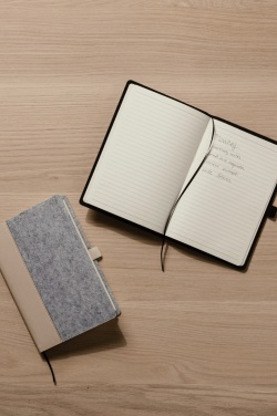 Logotrade promotional gift image of: VINGA Albon GRS recycled felt notebook