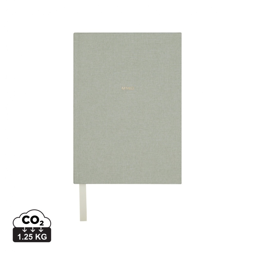 Logo trade promotional merchandise photo of: VINGA Mind GRS recycled paper journal