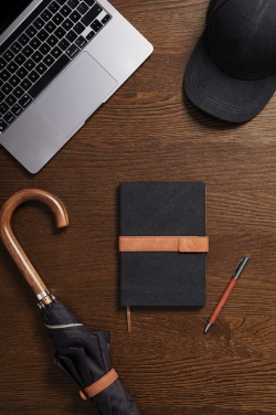 Logotrade promotional item image of: VINGA Bosler RCS recycled paper notebook