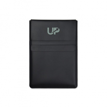 Logo trade promotional giveaway photo of: VINGA Timo PU RCS RPET 14" laptop sleeve