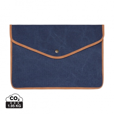 Logo trade advertising product photo of: VINGA Bosler GRS recycled canvas 16" laptop sleeve