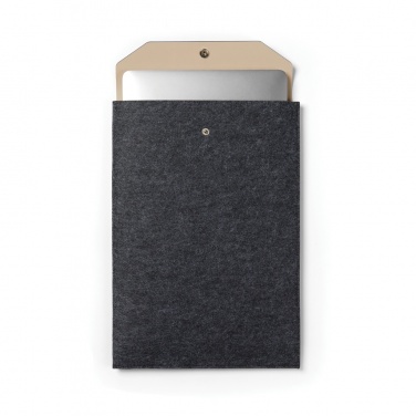 Logo trade promotional giveaways picture of: VINGA Albon GRS recycled felt 15" laptop sleeve