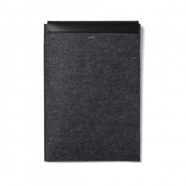 Logo trade promotional gifts picture of: VINGA Albon GRS recycled felt 15" laptop sleeve