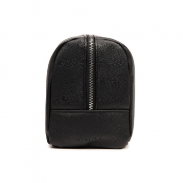 Logo trade promotional merchandise picture of: VINGA Bermond RCS recycled PU toiletry bag