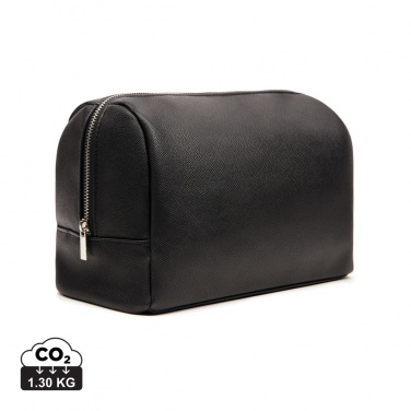 Logo trade promotional merchandise photo of: VINGA Bermond RCS recycled PU toiletry bag