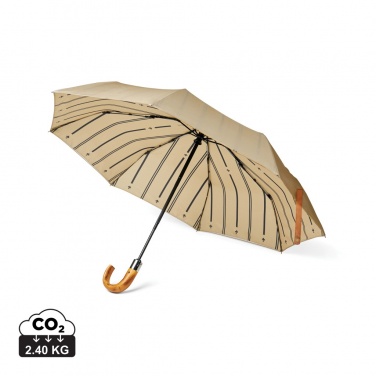 Logotrade promotional merchandise picture of: VINGA Bosler AWARE™ recycled pet 21" foldable umbrella