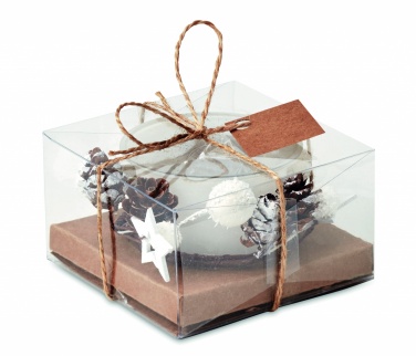 Logotrade promotional product picture of: Christmas candle holder