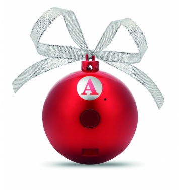 Logotrade advertising product image of: Speaker Christmas ball