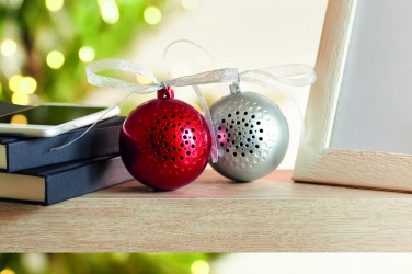 Logo trade promotional gifts picture of: Speaker Christmas ball