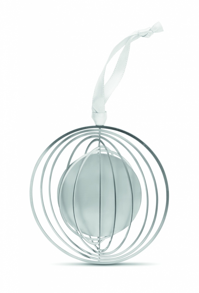 Logo trade promotional giveaway photo of: Circle decoration with ribbon