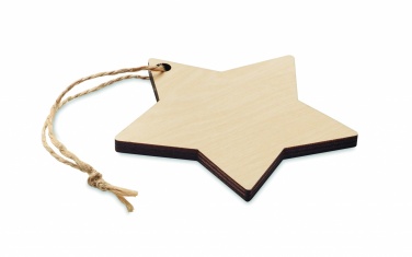 Logo trade corporate gifts image of: Christmas ornament star
