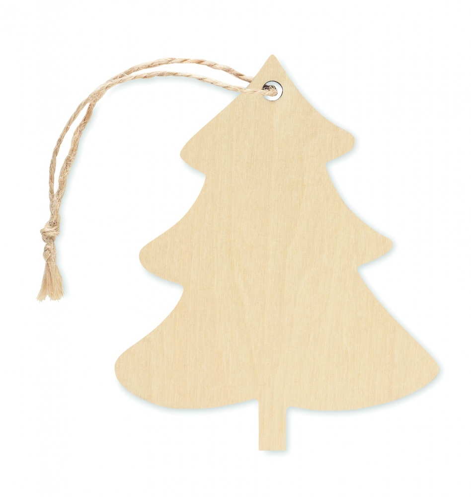 Logo trade promotional giveaway photo of: Christmas ornament tree