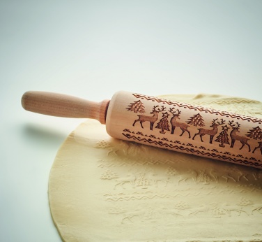 Logotrade advertising product picture of: Christmas pastry wooden rolling