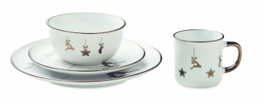Logotrade promotional item image of: 4 piece ceramic place setting