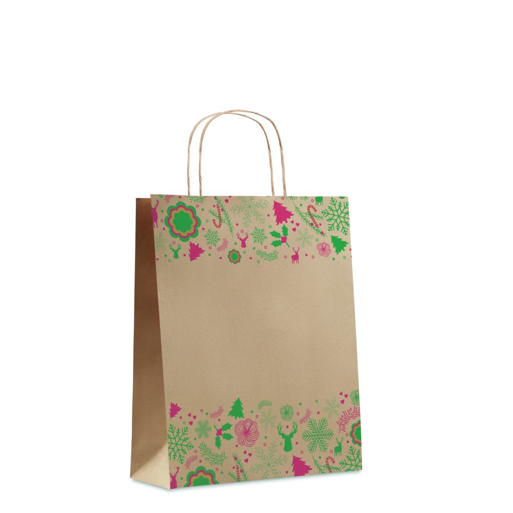 Logo trade promotional giveaways picture of: Gift paper bag medium