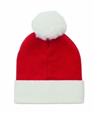 Logo trade promotional giveaways picture of: Christmas knitted beanie