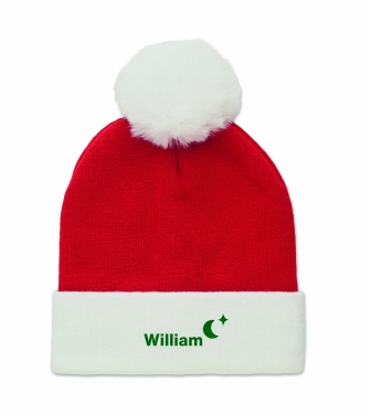 Logo trade promotional giveaway photo of: Christmas knitted beanie