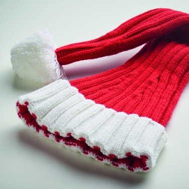 Logo trade promotional items image of: Long Christmas knitted beanie