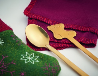 Logotrade promotional items photo of: Christmas dessert cutlery set