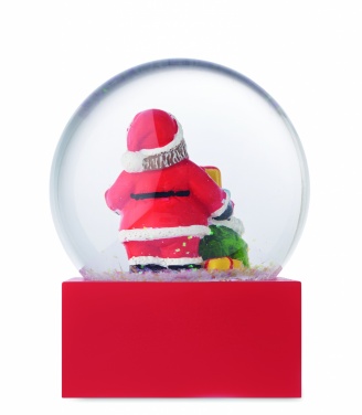 Logo trade promotional gifts image of: Snow ball glass ornament