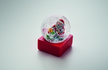 Logo trade promotional items image of: Snow ball glass ornament