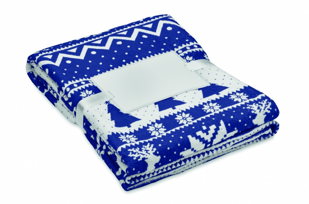 Logo trade business gift photo of: RPET fleece blanket 190 gr/m²