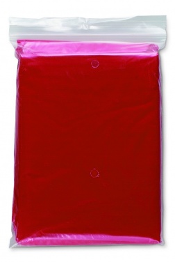 Logo trade promotional items image of: Foldable raincoat in polybag