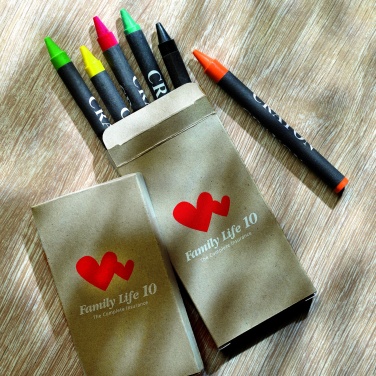 Logotrade corporate gifts photo of: Carton of 6 wax crayons