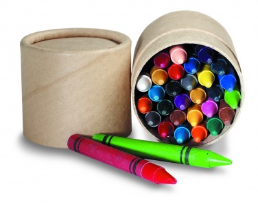 Logo trade promotional giveaways picture of: 30 wax crayons