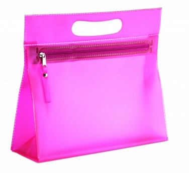 Logo trade business gift photo of: Transparent cosmetic pouch