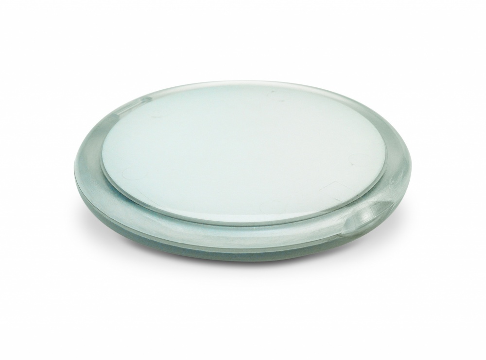 Logo trade promotional merchandise photo of: Rounded double compact mirror