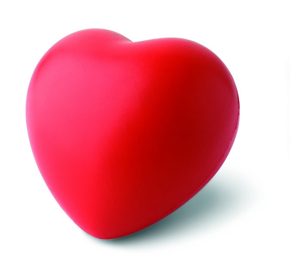 Logotrade corporate gift image of: Anti-stress heart PU material