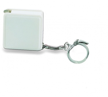 Logo trade business gift photo of: Key ring w/ flexible ruler 1m, Vantaa