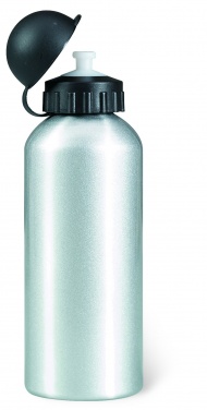 Logo trade promotional giveaway photo of: Single-walled 600 ml aluminum bottle