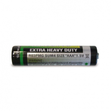 Logo trade promotional items image of: Battery type UM4 (AAA)