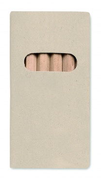 Logotrade business gift image of: 6 coloured pencils in box
