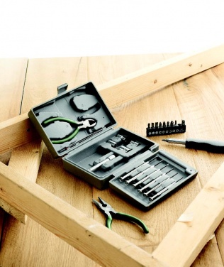 Logo trade promotional products picture of: Foldable 25 piece tool set