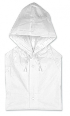 Logo trade promotional merchandise picture of: PVC raincoat with hood