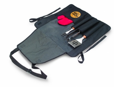 Logotrade advertising product picture of: BBQ apron with BBQ tools