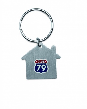 Logotrade promotional gift picture of: Metal key holder house Lahti