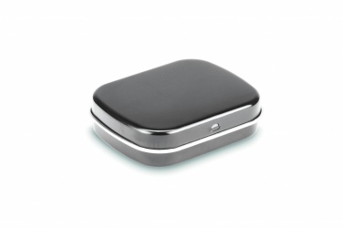 Logotrade promotional item picture of: Easy tin silver w/mints
