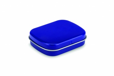 Logo trade promotional giveaways image of: Easy tin silver w/mints