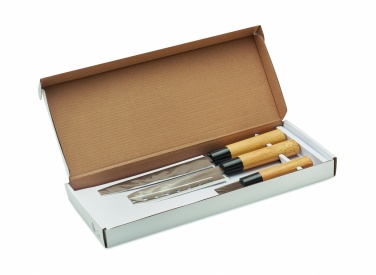Logo trade promotional merchandise image of: Japanese style knife set