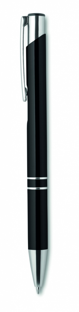 Logo trade promotional gifts picture of: Push button pen with black ink