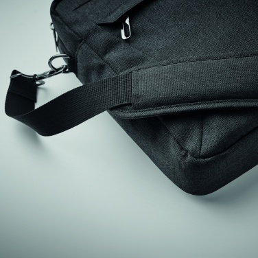 Logo trade promotional giveaways picture of: 600 RPET laptop bag