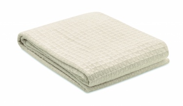 Logotrade advertising product image of: Cotton wafle blanket 350 gr/m²